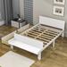 Red Barrel Studio® Markest Storage Bed Wood in White | 24 H x 57 W x 94 D in | Wayfair 03827DFFB1FD4C5D8471BCA7D2C52EE3