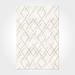 White 119 x 40 x 0.4 in Area Rug - Foundry Select Sandine Indoor/Outdoor Area Rug Metal | 119 H x 40 W x 0.4 D in | Wayfair