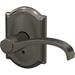 Schlage Whitney/Camelot Passage/Privacy Combo - Stainless in Black | 3.5 H x 5.9 W in | Wayfair FC21WIT530CAM