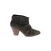 Splendid Ankle Boots: Gray Shoes - Women's Size 10