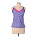 ZeroXposur Active Tank Top: Purple Activewear - Women's Size 12