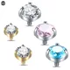 G23 Titanium Labret Stud Earring Cartilage Helix Nombril Eyebloguing Piercing Top Crystal Microl