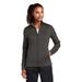 Sport-Tek LST241 Women's Sport-Wick Fleece Full-Zip Jacket in Graphite Grey size XXL