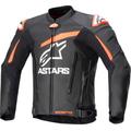 Alpinestars GP Plus V4 Motorrad Lederjacke, schwarz-weiss-rot, Größe 50