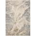 HomeRoots 2' X 3' Ivory Silver And Gold Abstract Stain Resistant Area Rug - 2' x 3'