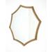 HomeRoots 33" Antique Octagon Accent Mirror Wall Mounted With Metal Frame - 40