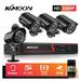 KKmoon DVR Video Recorder & 4 Cameras Set Recording System 8CH 1080P Full High Definition AHD/Analog/TVI/CVI/ DVR CCTV Digital Video Recorder DVR P2P Remote Phone for Home Offi