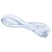 8 Feet AC Power Cord Cable Compatible with Nord Stage 3 88 Stage Keyboard - White