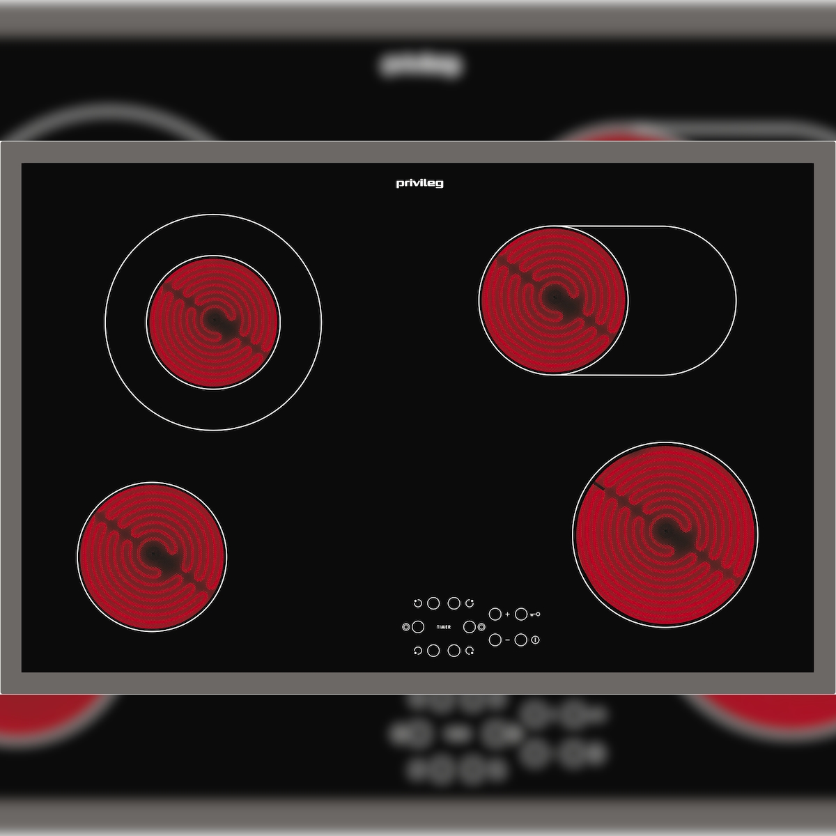 PRIVILEG PCTAC K7042 IN Glaskeramik Elektro Kochfeld Breite 77 cm autark Image