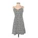 Uniqlo Casual Dress - A-Line V Neck Sleeveless: Black Dresses - Women's Size X-Small