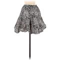 Rebecca Taylor Casual A-Line Skirt Mini: Tan Leopard Print Bottoms - Women's Size X-Small
