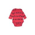 Baby Gap Long Sleeve Onesie: Red Bottoms - Size 0-3 Month
