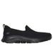 Skechers Women's GO WALK 7 - Ivy Slip-On Shoes | Size 8.0 Wide | Black | Textile/Synthetic | Vegan | Machine Washable