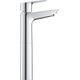 Waschtischarmatur GROHE "Start Edge" Armaturen Gr. B/H/T: 4,8 cm x 30,4 cm x 10,8 cm, Waschtischbatterie, grau (chromfarben) Waschtischarmaturen