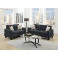 Wade Logan® 2 Piece Modern Sofa Loveseat Set, 4 Throw Pillows Polyester | Wayfair Living Room Sets 602E5E9216ED4390B841B33401DBEA61