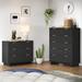 Manhattan Comfort Granville Configurable Dresser Set Wood in Gray | Wayfair GRAN025