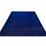 Blue 78" x 126" L Area Rug - Rug N Carpet Atina Rectangle 6'6" X 10'6" Area Rug 126.0 x 78.0 x 0.4 in Cotton/Wool | 78" W X 126" L | Wayfair