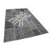 Gray 80" x 121" L Area Rug - Rug N Carpet Rectangle Flag Patchwork Rectangle 6'7" X 10'1" Indoor/Outdoor Area Rug 121.0 x 80.0 x 0.4 in /Wool | Wayfair