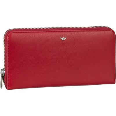 Golden Head Madrid Geldbörse RFID Schutz Leder 20 cm Rot Damen Image