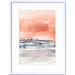 Wade Logan® Coral Sky II by Jennifer Goldberger - Picture Frame Painting Paper | 12"H x 8"W | Wayfair 1269CF46A8CC49AE8837867D74FE071F