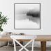 Brayden Studio® Tranquil Lake By Nicholas Bell Framed Canvas Wall Art Print Canvas in Black/Gray/White | 22 H x 22 W x 2 D in | Wayfair