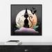 The Holiday Aisle® Hocus Pocus II By Gia Graham Framed Canvas Wall Art Print Canvas in Black/Gray | 22 H x 22 W x 2 D in | Wayfair