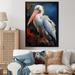 Rosecliff Heights Coral White Animal Pelican Coral White Animal Pelican - Animals Wall Art Prints Metal | 32 H x 24 W x 1 D in | Wayfair