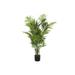 "Artificial Plant- 47"" Tall- Areca Palm Tree- Indoor- Faux- Fake- Floor- Greenery- Potted- Real Touch- Decorative- Green Leaves- Black Pot-Monarch Specialties I 9538"