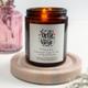 New home candle, soy wax candle, scented candle (Design - Home Sweet Home Hearts)
