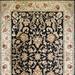 Gentry Performance Area Rug - Deep Navy Border with Ivory Center, 9' x 12' - Frontgate