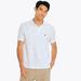 Nautica Men's Sustainably Crafted Classic Fit Printed Deck Polo Bright White, XXL