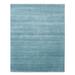 Hand Knotted Blue Modern and Contemporary with Wool & Silk Oriental Rug (8'1" x 10'3") - 8'1" x 10'3"