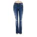 7 For All Mankind Jeans - High Rise: Blue Bottoms - Women's Size 25