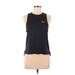 Nike Active T-Shirt: Black Graphic Activewear - Women's Size Medium