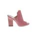 Jimmy Choo Mule/Clog: Pink Shoes - Women's Size 36.5