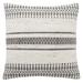 "Jaipur Living Prescott Geometric Gray/ Ivory Pillow Cover (20"" Square) - Jaipur Living PLC101525"