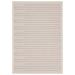 Vibe by Jaipur Living Theorem Indoor/Outdoor Striped Taupe/ Cream Area Rug (5'X8') - Jaipur Living RUG157318