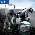 AUFU-Support de Téléphone Portable à Ventouse pour Voiture GPS iPhone Xiaomi Samsung 360