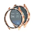 Coque de protection d'écran pour Samsung Galaxy Watch 4 5 6 coque en diamant verre tout-en-un