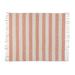 Highland Dunes Lunt Cozie 100% Cotton Throw in Pink/Gray/White | 60 H x 50 W in | Wayfair 45B9ED6EDCBA40BEBA672F4FB669E6E6