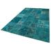 Blue 118 x 79 x 0.4 in Area Rug - Rug N Carpet Rectangle Kırk Yama Rectangle 6'7" X 9'9" Indoor/Outdoor Area Rug | 118 H x 79 W x 0.4 D in | Wayfair