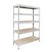 Rebrilliant Kohout Garage Storage Shelving Series 39"W x 71"H x 20"D Wood/Steel in Gray | 71 H x 47.2 W x 20 D in | Wayfair