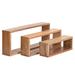 Union Rustic Buckey 3 Piece Accent Shelf Wood in Brown | 24 H x 9 W x 4 D in | Wayfair 7828835476EE4F8481C1AE4257D312BA