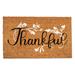 The Holiday Aisle® Irmeli Outdoor Doormat Coir in Brown/Orange | 30 H x 18 W x 0.75 D in | Wayfair 21C58BF069584D32B42A3B37AD459E4B