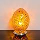 Bronze Mosaic Flower Tile Glass Egg Table Lamp Home Decor Mood Lamp