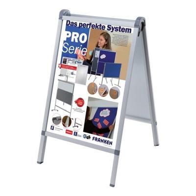 Franken Kundenstopper »Outdoor PRO« A1 grau, 64x110x76 cm