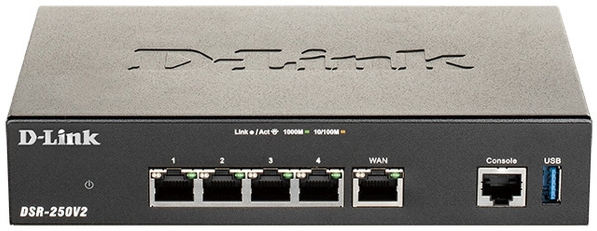 D-Link DSR-250V2/E VPN Security Router Image