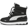 Winterboots PUMA "EVOLVE BOOT PURETEX JR", Kinder, Gr. 37,5, schwarz-weiß (puma schwarz, ash gray, puma weiß), Textil, sportlich, Schuhe, Snowboots, Winterstiefel, Winterschuhe, wasserdicht