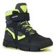 Winterstiefel GEOX "J FLEXYPER BOY B ABX" Gr. 33, bunt (schwarz, limette) Kinder Schuhe Stiefel Boots