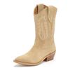 Cowboy Boots LASCANA, Damen, Gr. 40, beige, Obermaterial: 100% Rindsleder. Futter: 100% Lederimitat. Decksohle: 100% Lederimitat. Laufsohle: 100% Synthetik, unifarben, modisch, Schuhe, Cowboy Stiefelette, Western Stiefel, Ankleboots aus hochwertigem...